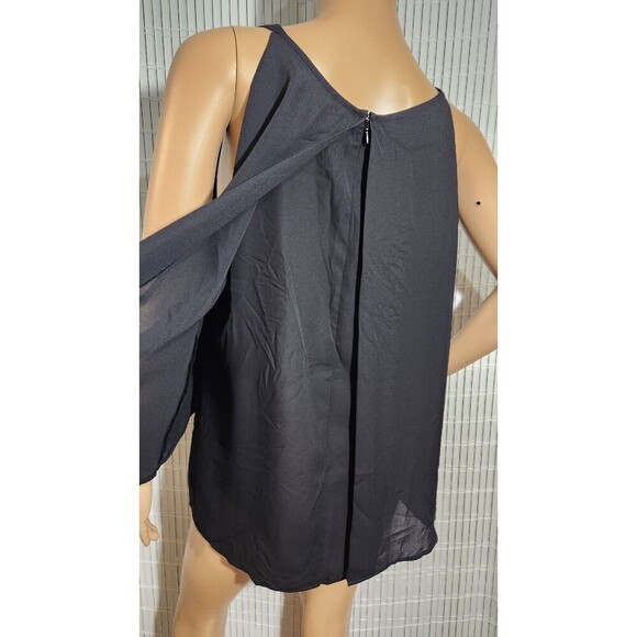Zac And Rachel sleeveless Top with layers For Women Size Large Black Color B1 - Picture 4 of 12